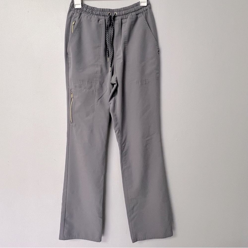 Jaanuuu small tall gray scrub pants
